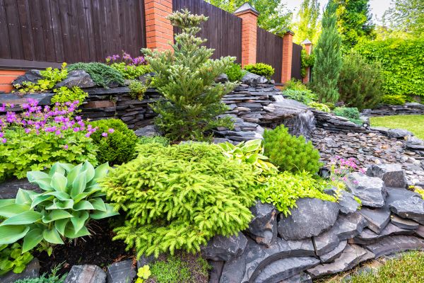 Stone Garden Installation in Mechanicsville