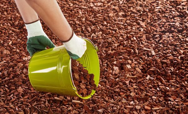 Wood Chip Landscaping in Mechanicsville