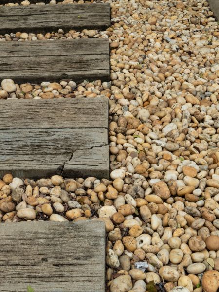 Pea Rock Installation in Mechanicsville